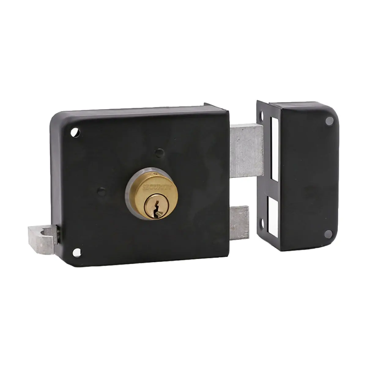 Cerradura yale llavín de sobreponer 5 pernos derecha para puerta exterior Security - Miniatura 2