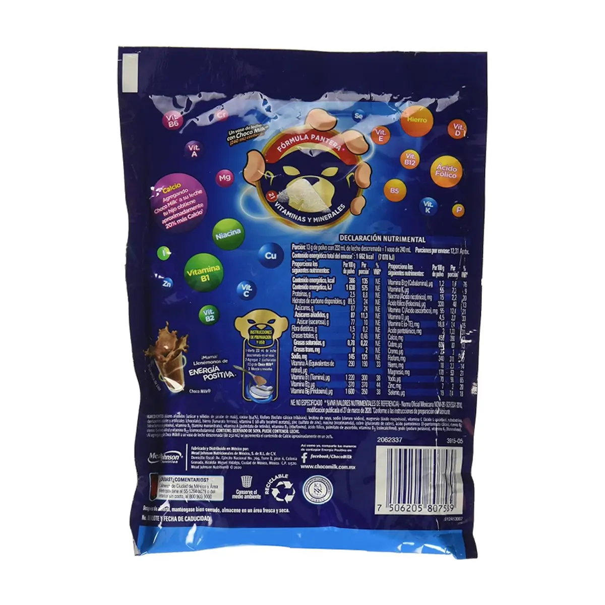 Chocolate en polvo Choco Milk (160 g / 5.64 oz) - Thumbnail 3