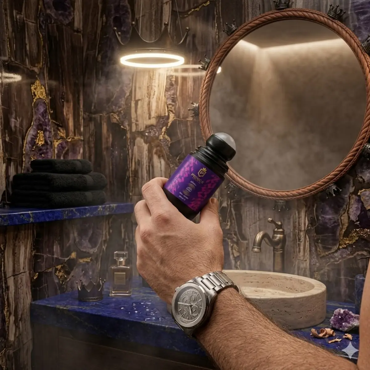 Desodorante roll on para hombre regia Prince (50 ml) - Thumbnail 4