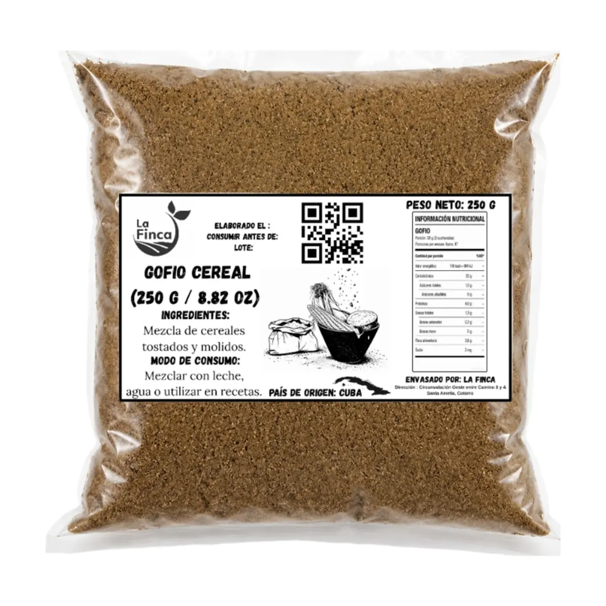 Gofio cereal La Finca (250 g / 8.82 oz)