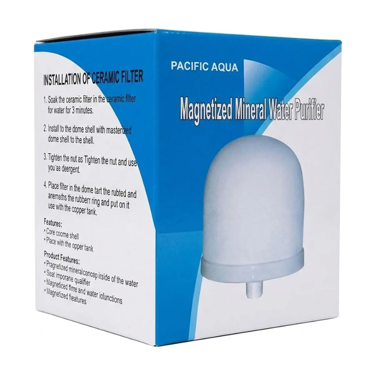 Accesorio de cerámica para filtro de agua mineral magnetizada Pacific Aqua VS-019431 - Thumbnail 3