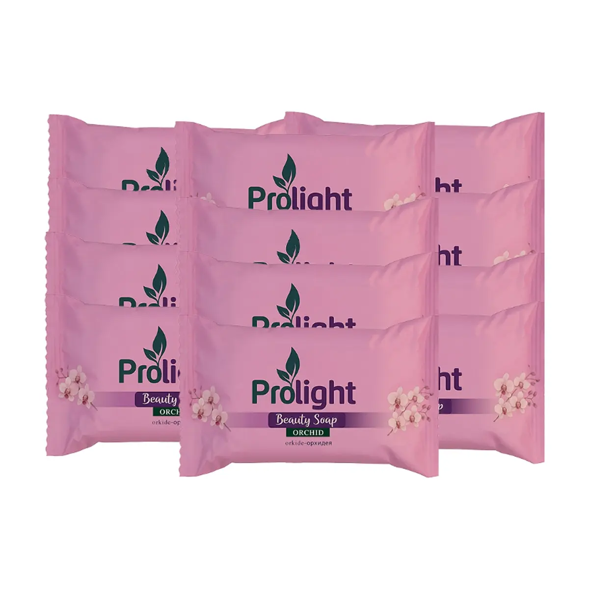 Jabón de belleza con fragancia a orquídea Prolight (12 x 100 g / 3.52 oz)