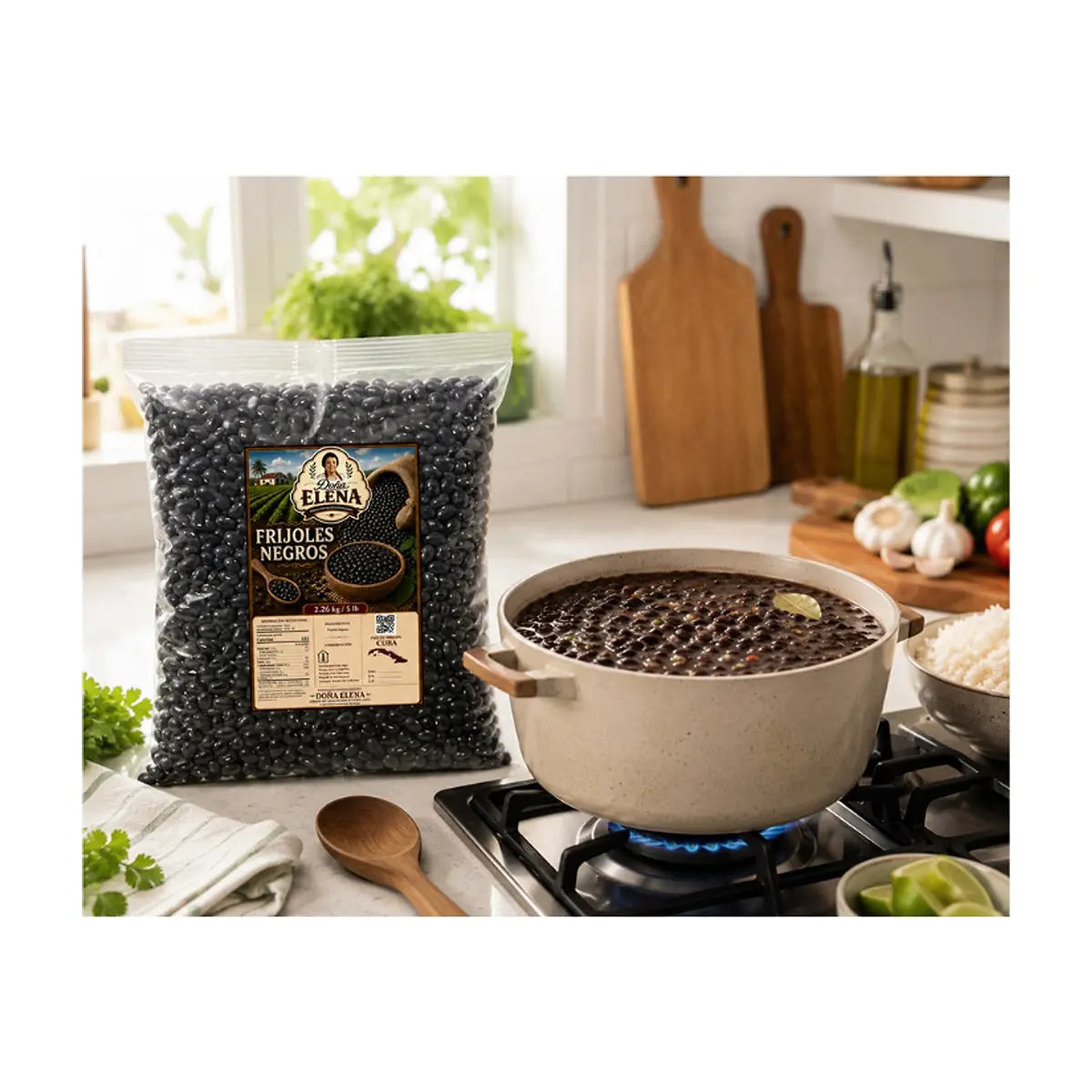 Frijoles negros Doña Elena (2.26 kg / 5 lb) - Thumbnail 3
