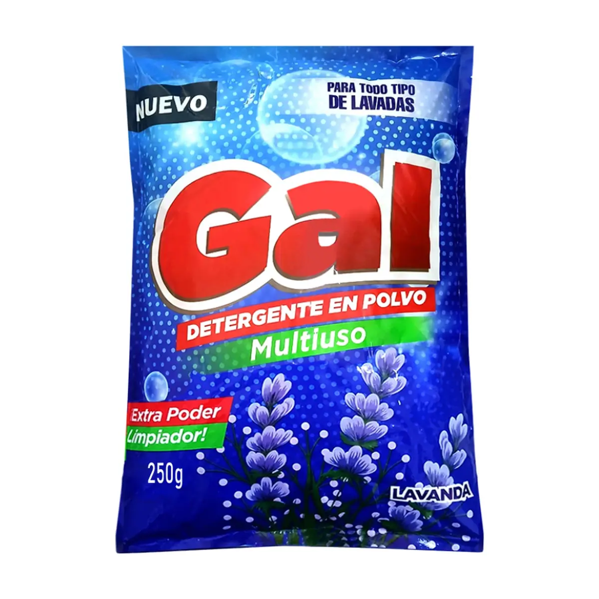 Detergente en polvo multiuso con aroma a lavanda Gal (250 g / 8.81 oz)