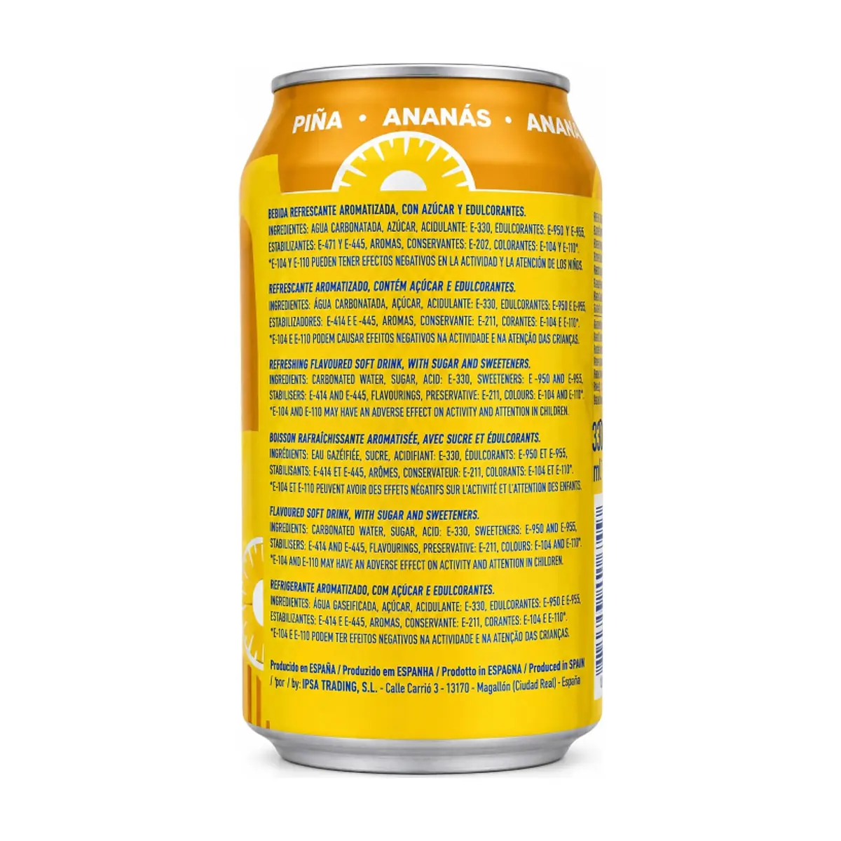 Refresco de piña Brio (6 x 330 ml) - Miniatura 3