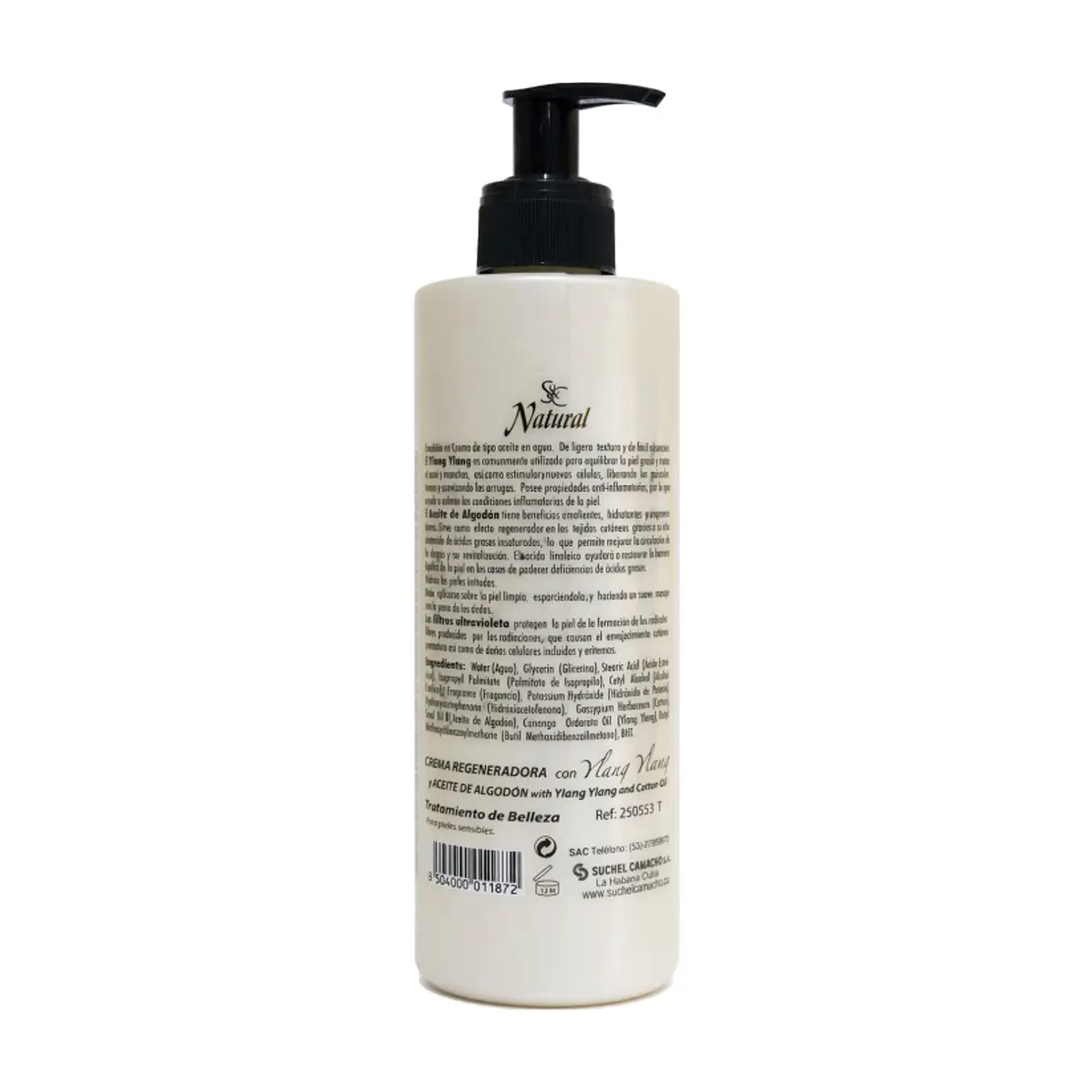 Crema regeneradora con ylang ylang y aceite de algodón Natural S&C (390 g / 13.8 oz) - Thumbnail 2
