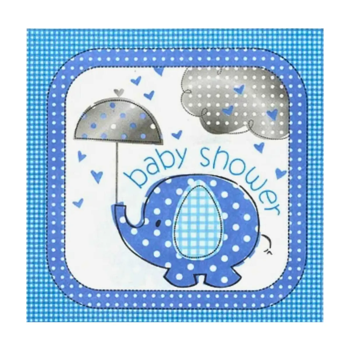 Servilletas azules Baby Shower (20 U)