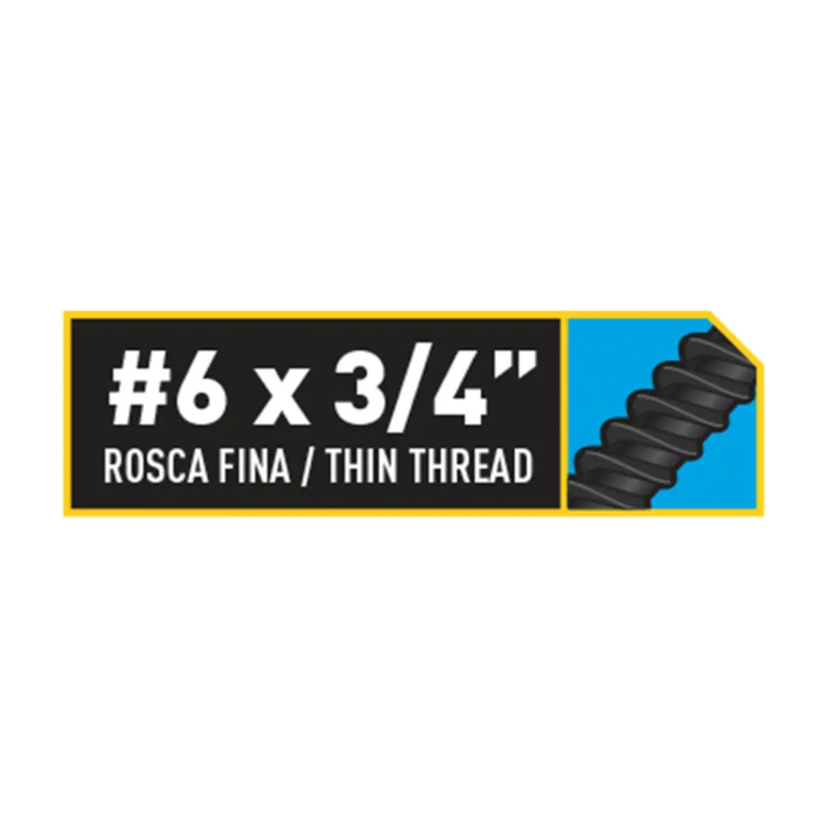 Caja de 100 tornillo de acero para paneles de yeso - pladur o drywall - #6 x 3/4" Covo - Thumbnail 4