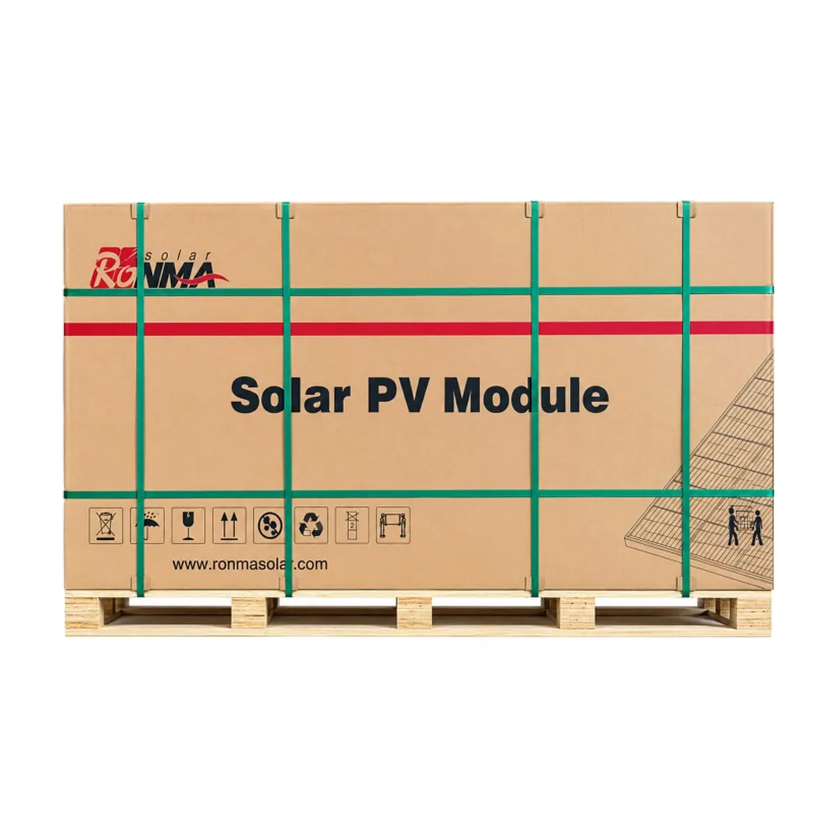 Panel Solar Bifacial 620W RONMA - Thumbnail 4