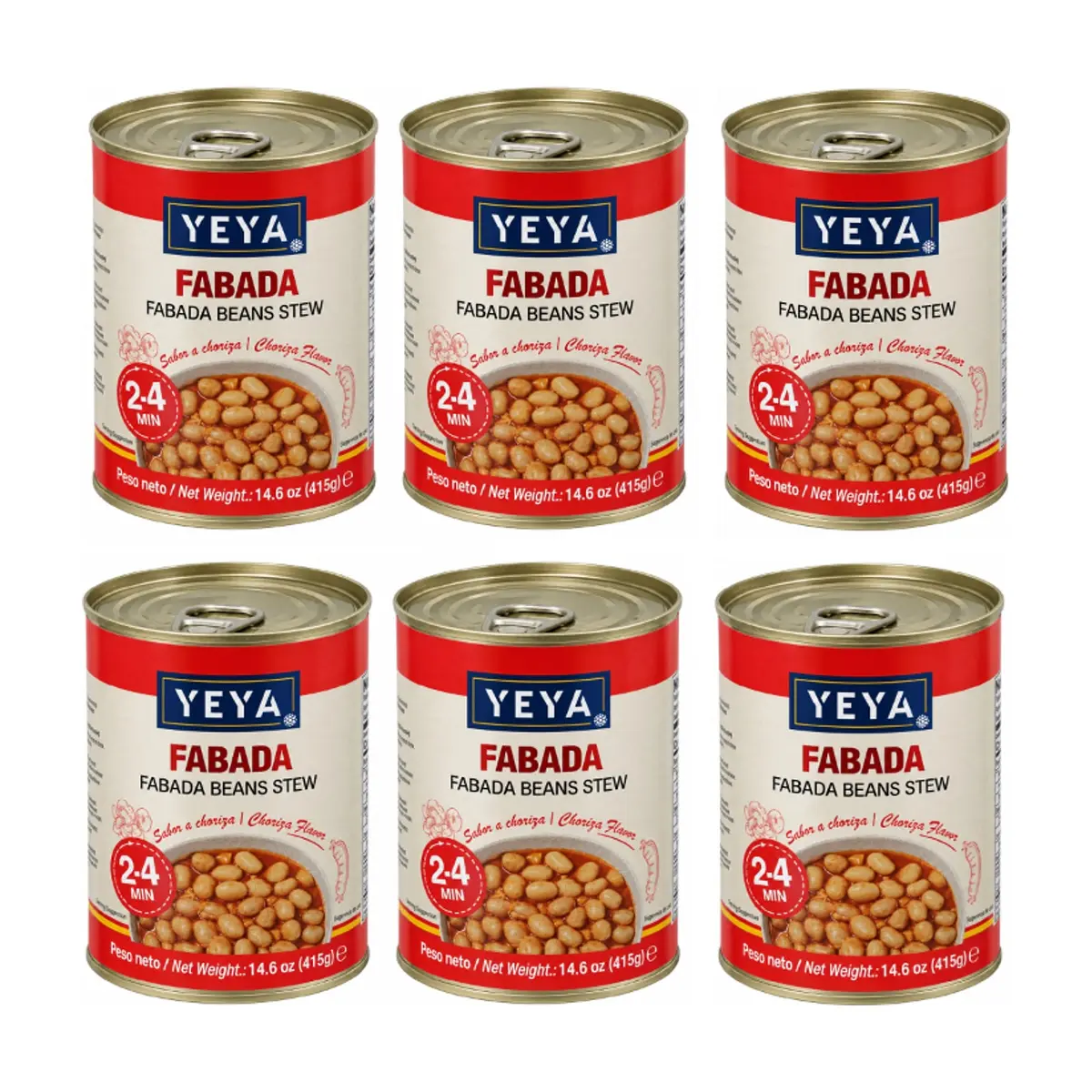 Fabada YEYA (6 x 415 g / 14.6 oz) - Miniatura 1