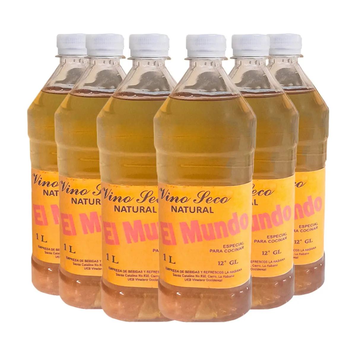 Vino seco natural El Mundo (6 x 1 L)