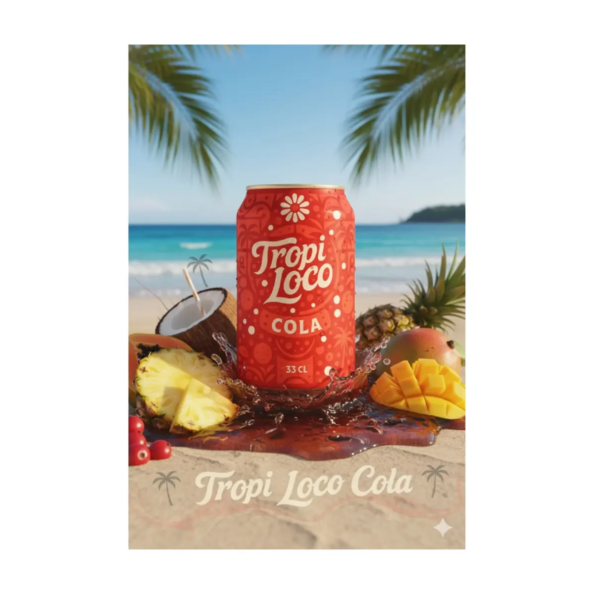 Refresco gaseado de cola Tropi Loco (24 x 330 ml) - Miniatura 4