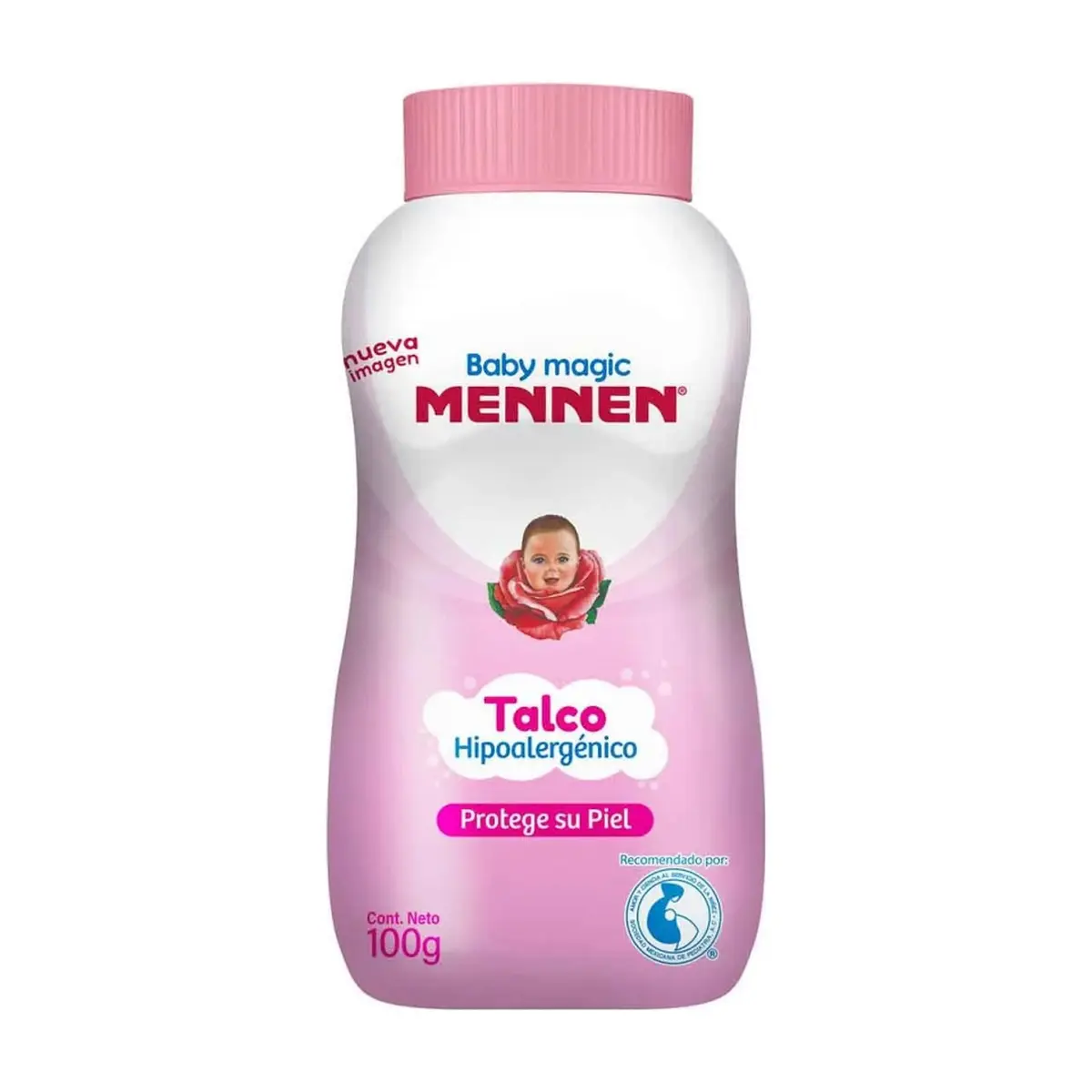 Talco hipoalergénico para bebés Mennen (100 g / 3.53 oz)