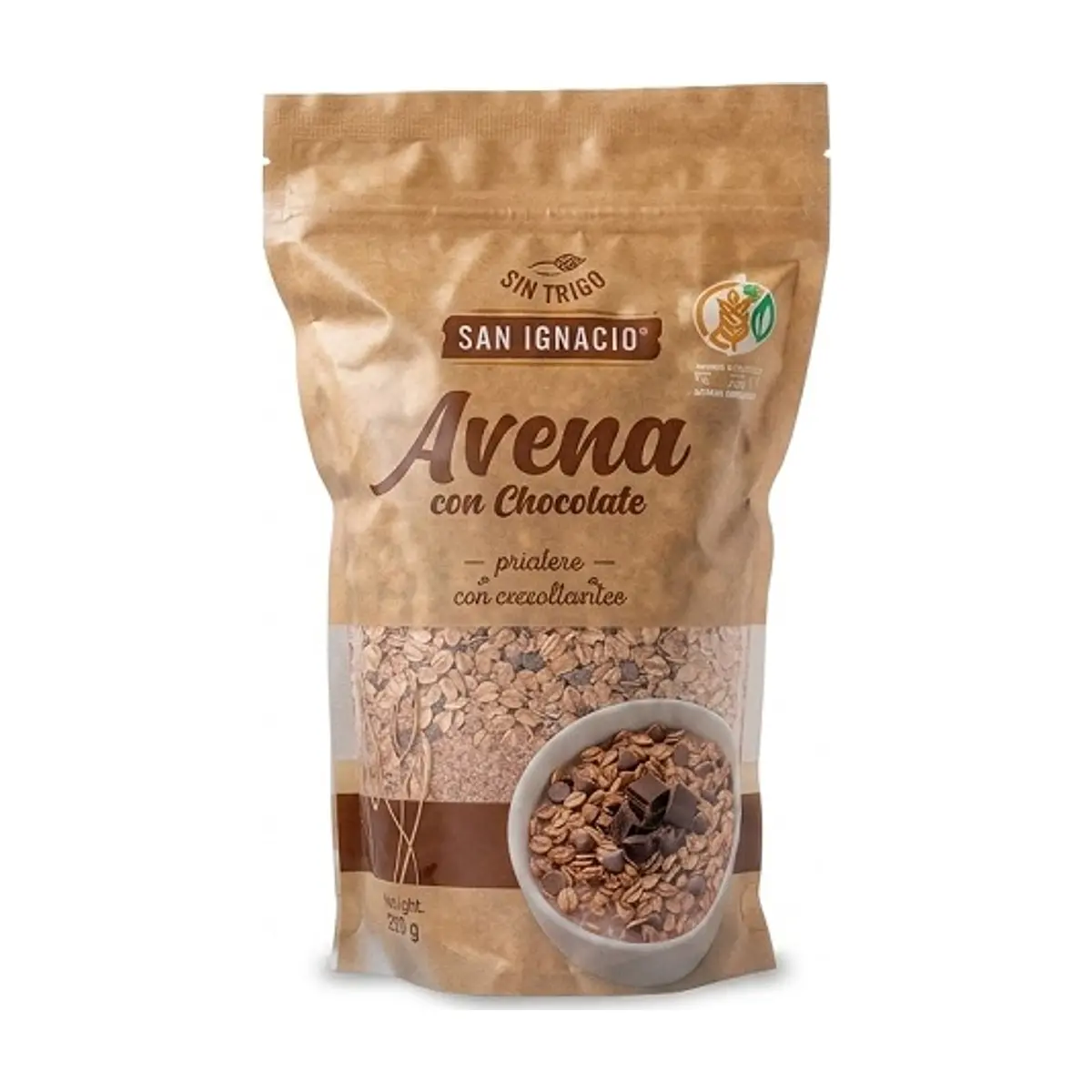 Avena en Hojuelas Sabor Chocolate (500 gr) SANTOGRANO