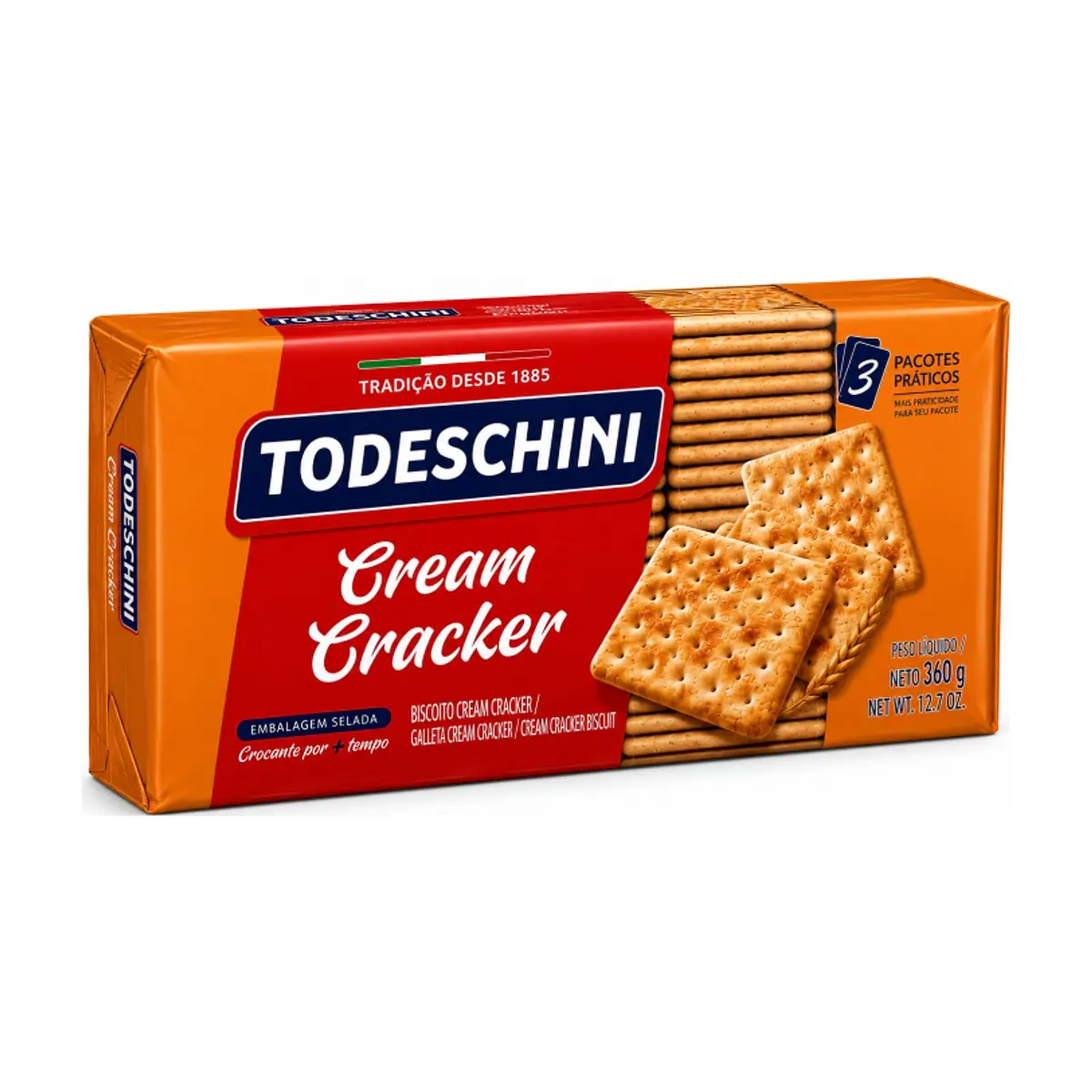 Galletas cream cracker Todeschini (360 g / 12.7 oz)