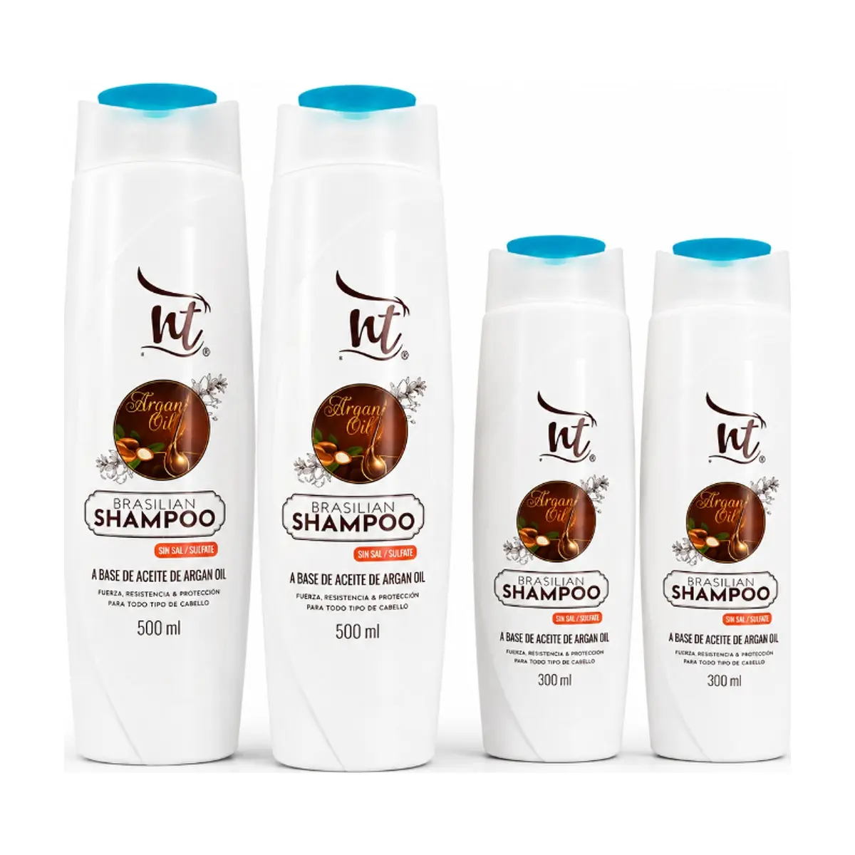 Combo de champús argán sin sal NT