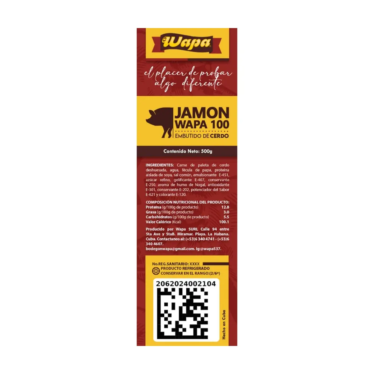 Jamón Wapa 100 lasqueado (500 g / 1.1 lb) - Thumbnail 6
