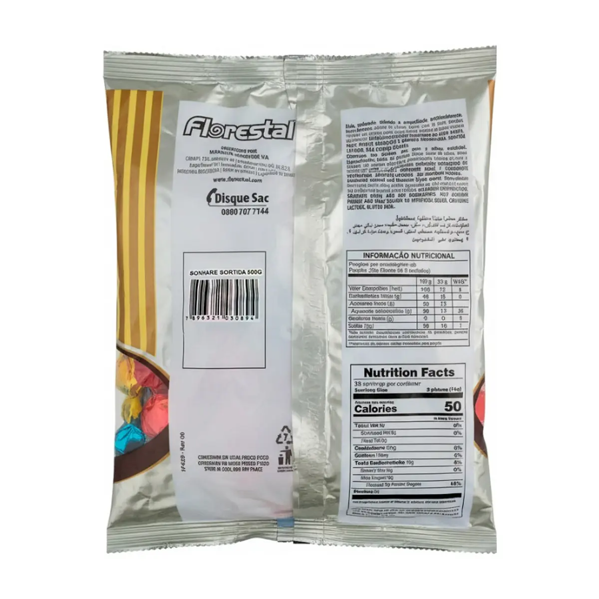 Paquete de caramelo con relleno Florestal (500 g / 1.10 lb) - Thumbnail 2