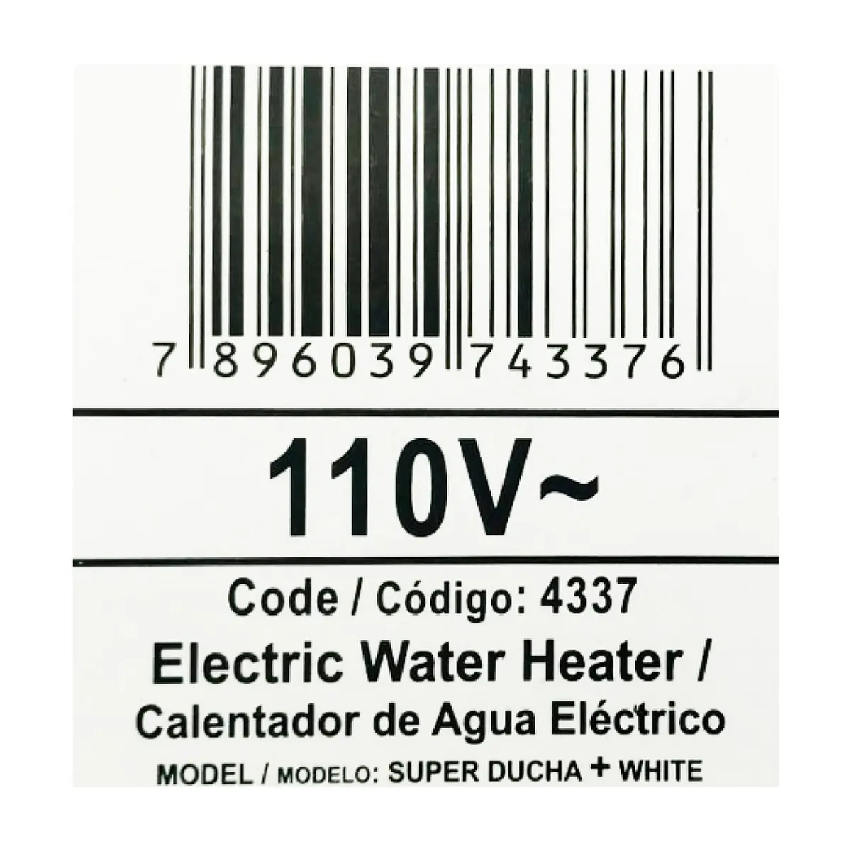 Ducha eléctrica modelo Super Ducha plus 4T Fame - Thumbnail 4