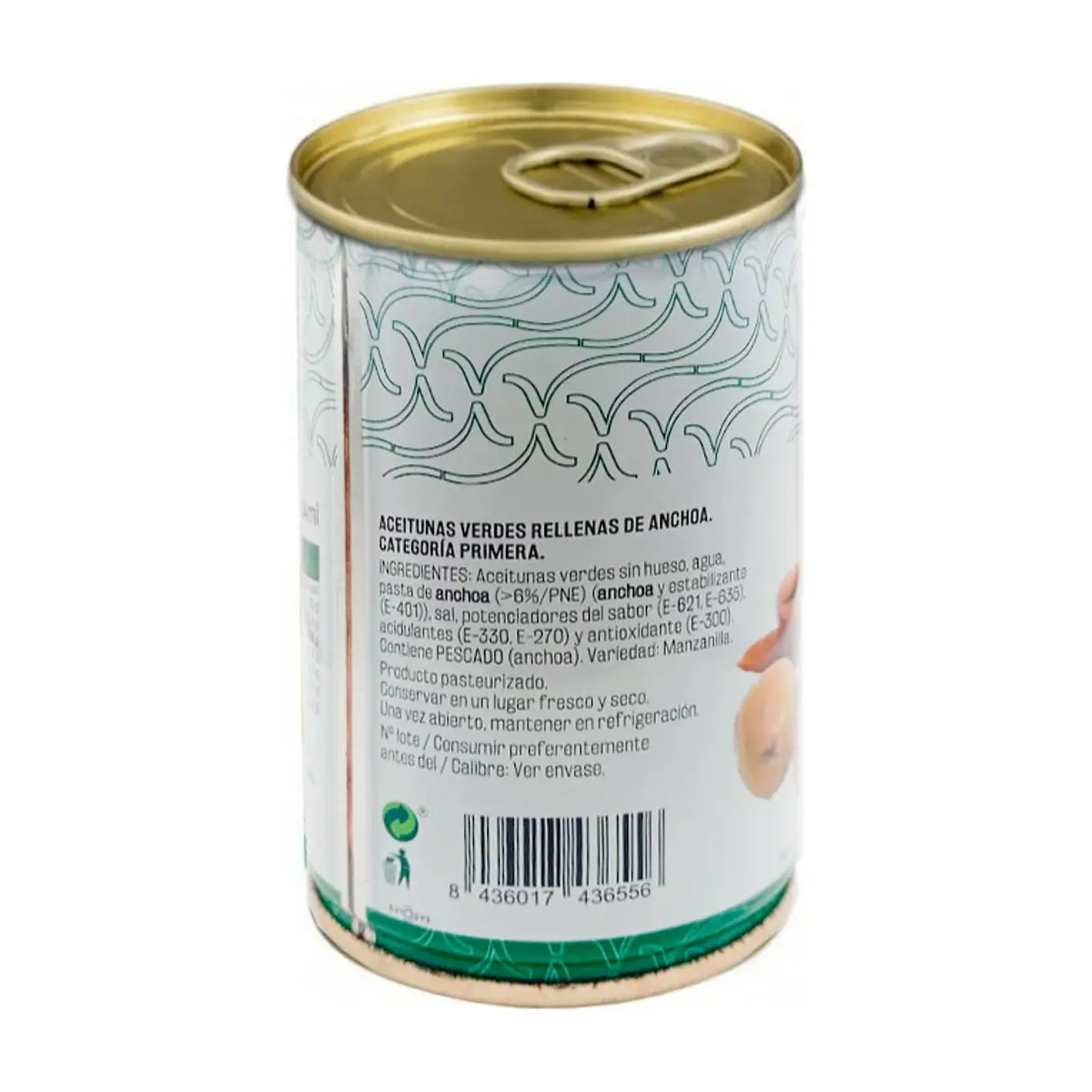 Aceitunas verdes rellenas de anchoa Vima Foods (295 g / 10.40 oz) - Thumbnail 2