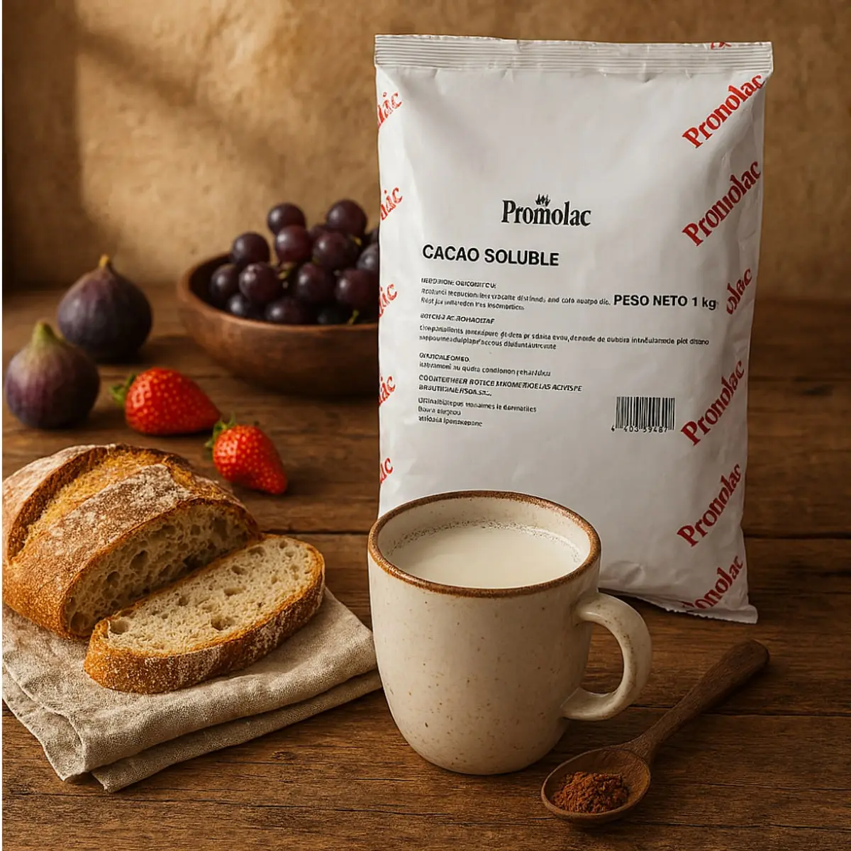 Chocolate en polvo Promolac (1 kg / 2.2 lb) - Thumbnail 4