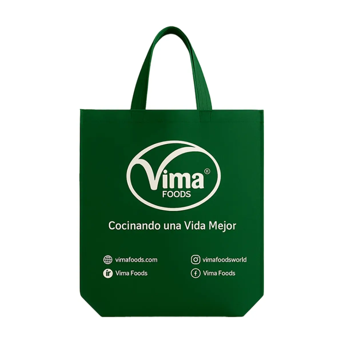 Bolsa de material no tejido verde VIMA (80 g)