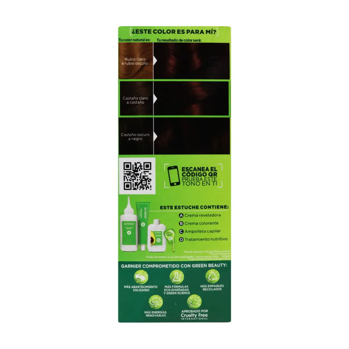 Tinte para el cabello No.45 tamarindo Nutrisse Garnier - Thumbnail 4