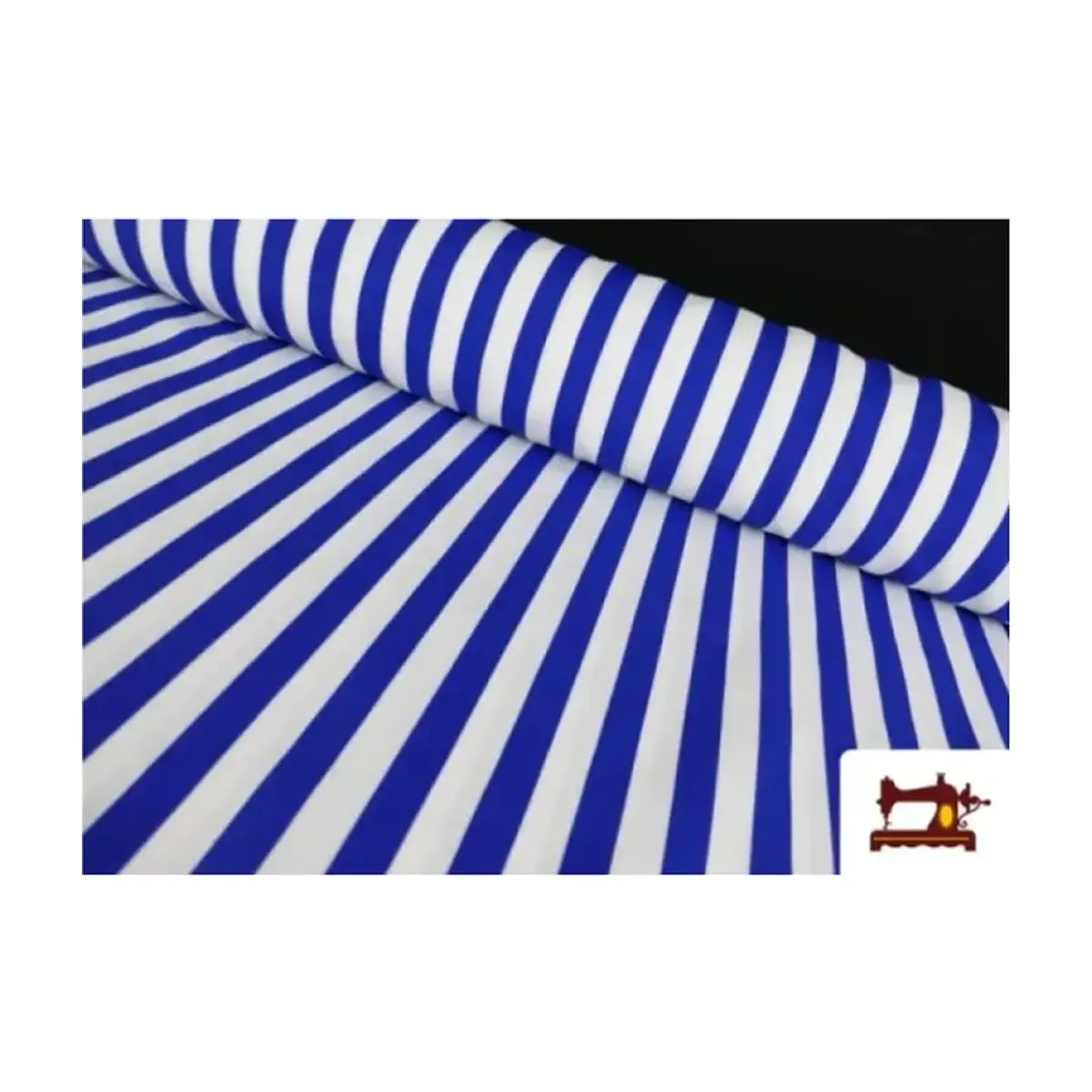 Estera para santos azul y blanca