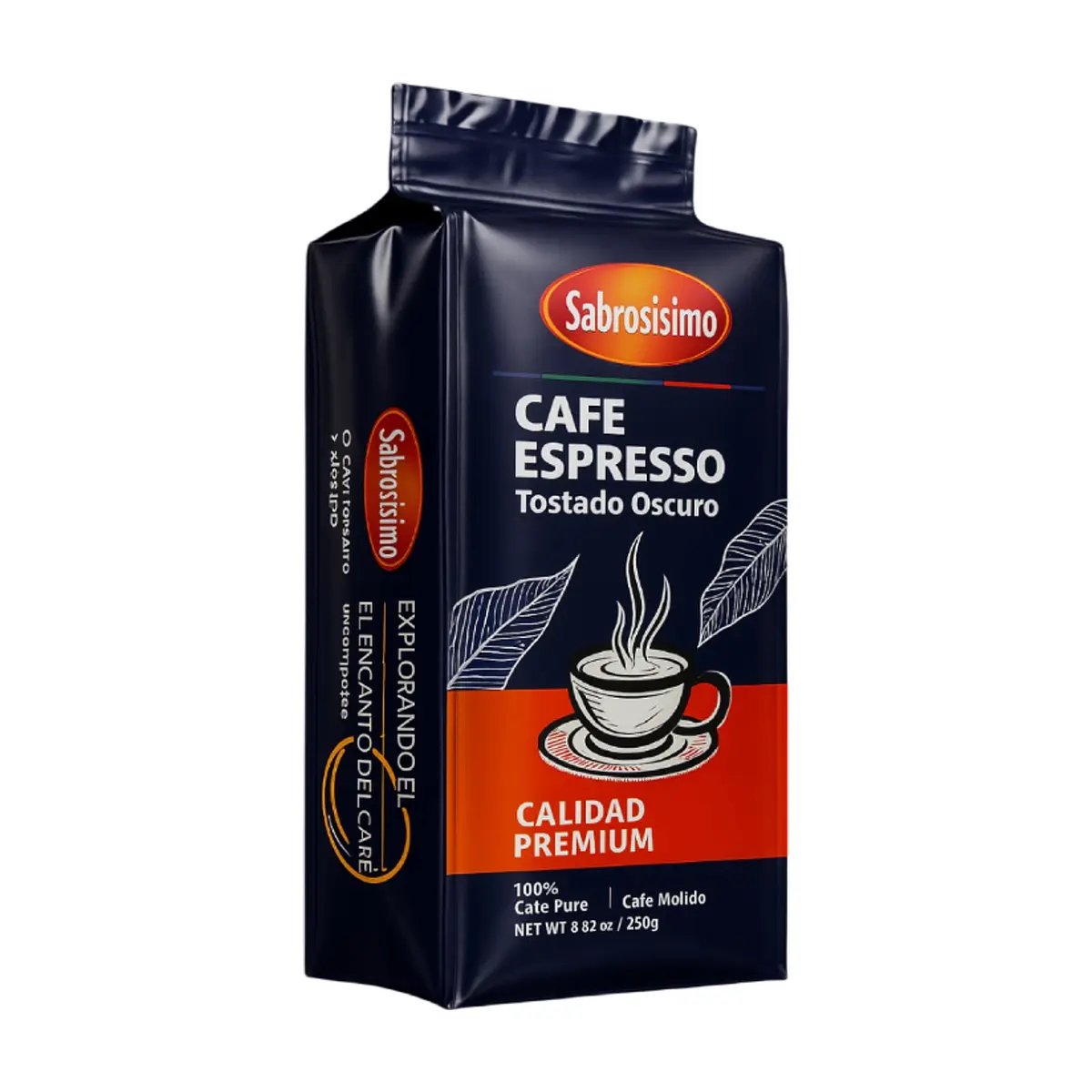 Café espresso tostado y molido premium Sabrosísimo (250 g / 8.81 oz) - Thumbnail 3