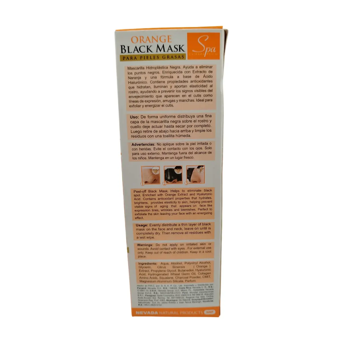 Aclarador facial -máscara- negra de naranja NNP (120 g / 4.23 oz) - Thumbnail 2