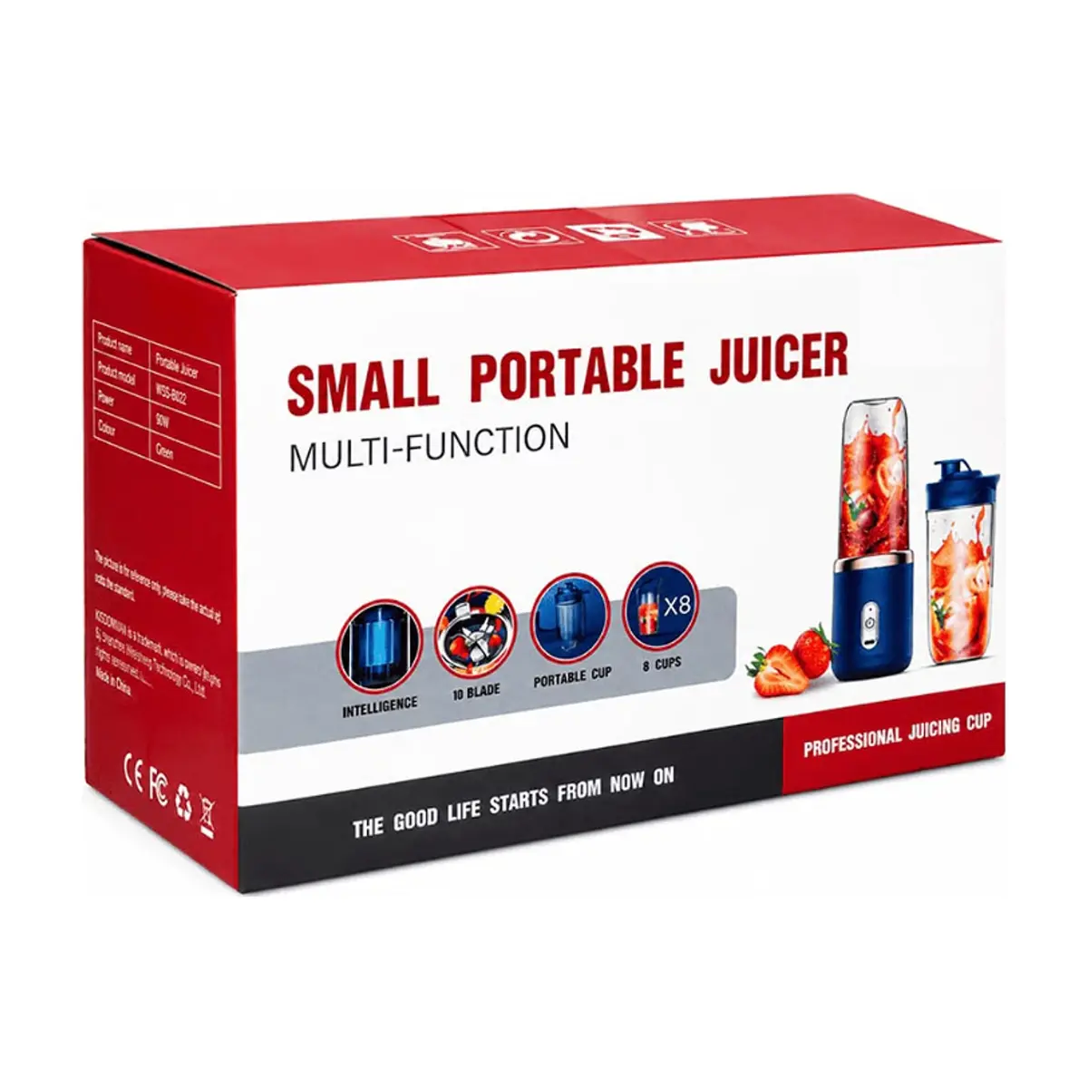Juguera pequeña eléctrica portátil multifunción Pomeranian (400 ml / 13.53) - Thumbnail 4