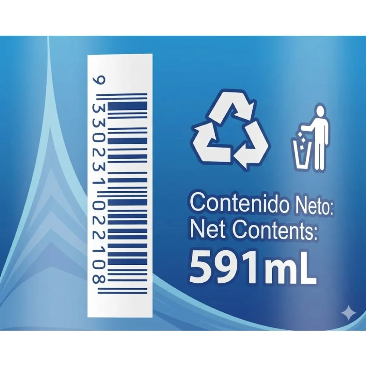 Agua purificada Los Piscis (591 ml) - Thumbnail 3