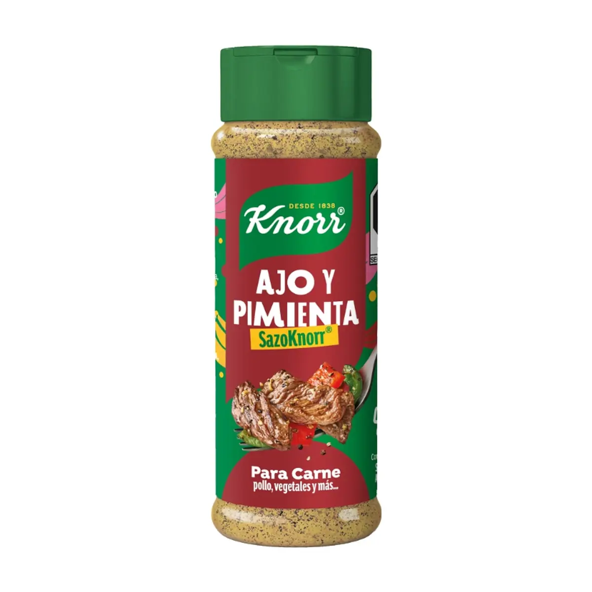 Sazonador ajo y pimienta Knorr (72 g / 2.54 oz)