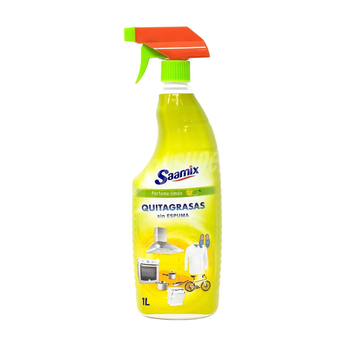 Quitagrasas sin espuma con aroma a limón Saamix (1 L) - Miniatura 1