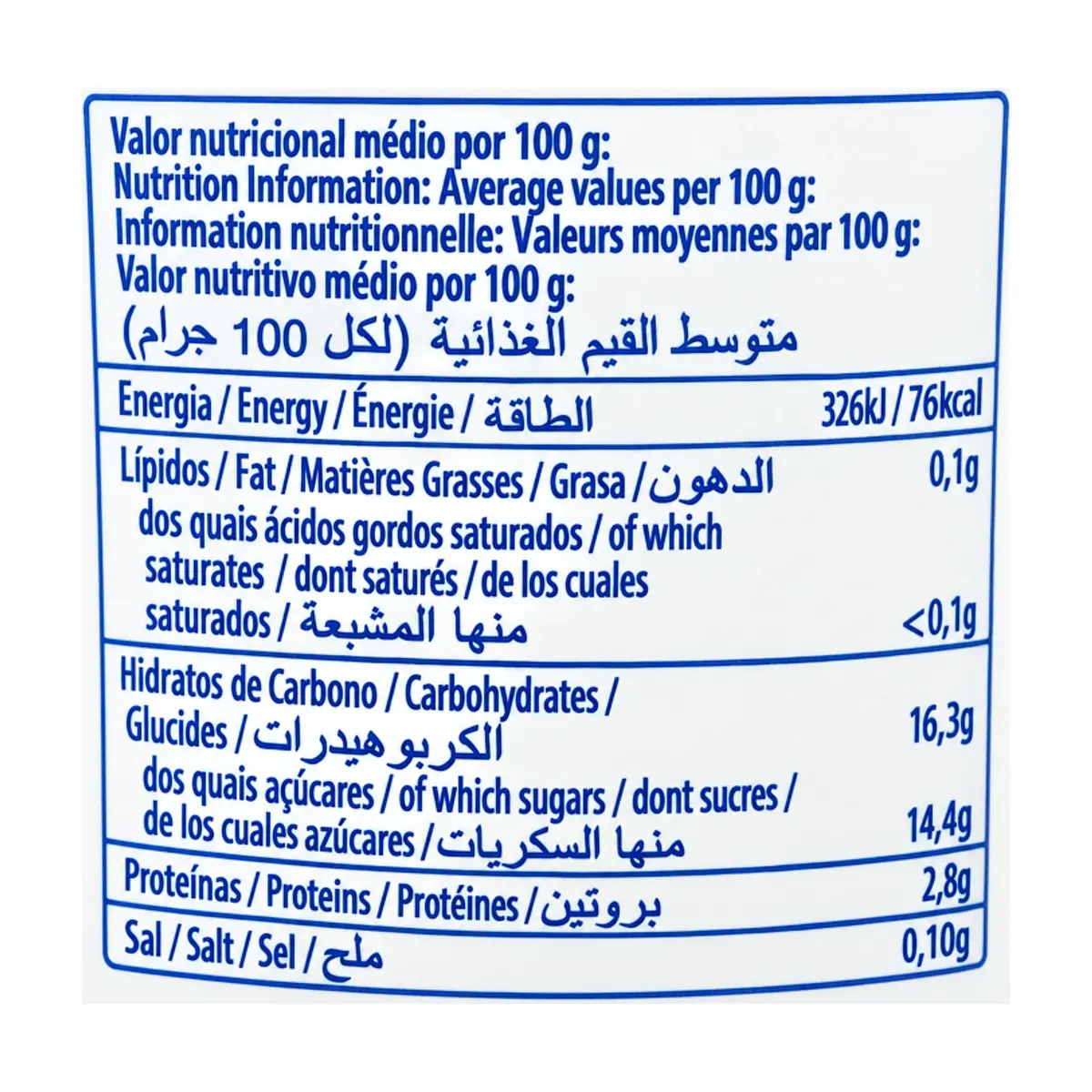 Yogurt pasteurizado sabor melocotón y maracuyá con trocitos de fruta Tom Milk (9 x 500 g / 1.10 lb) - Thumbnail 4
