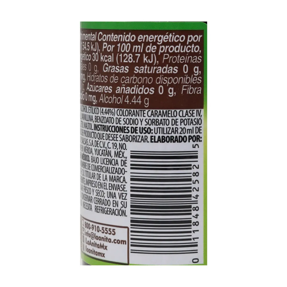 Saborizante artificial vainilla La Anita (120 ml / 4.06 fl oz) - Thumbnail 3