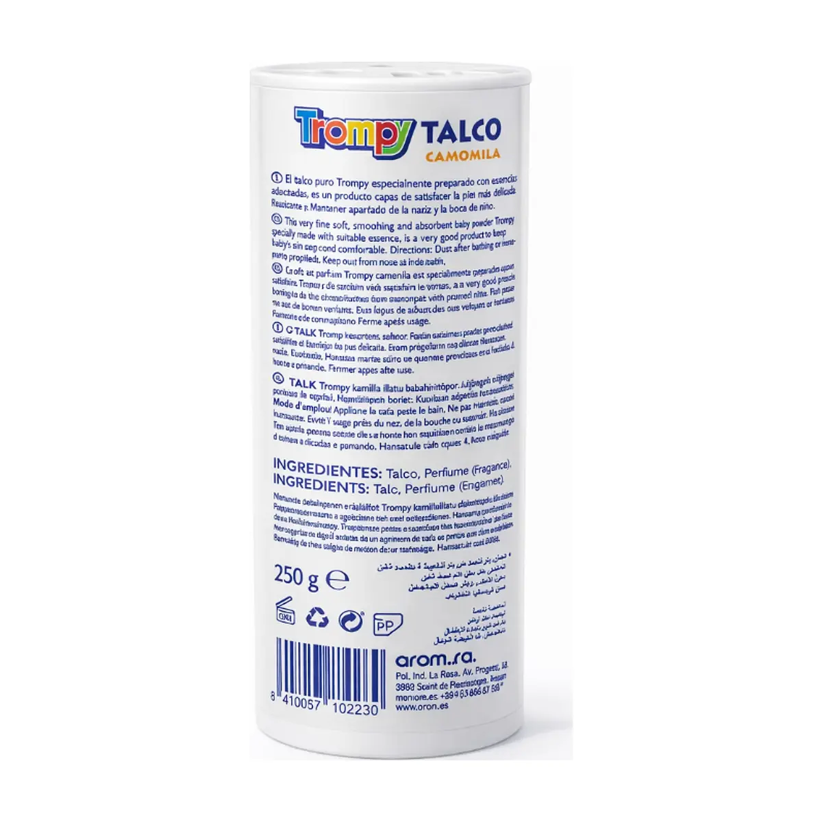Talco Camomila Trompy (250 g / 8.82 oz) - Thumbnail 2