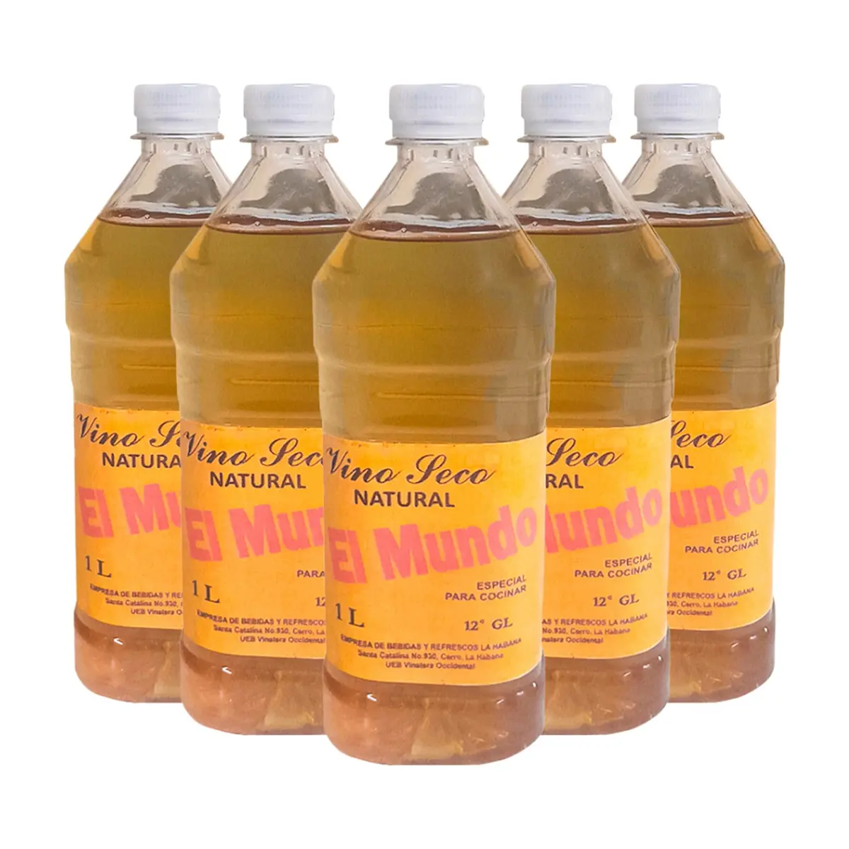 Vino seco natural El Mundo (5 x 1 L)