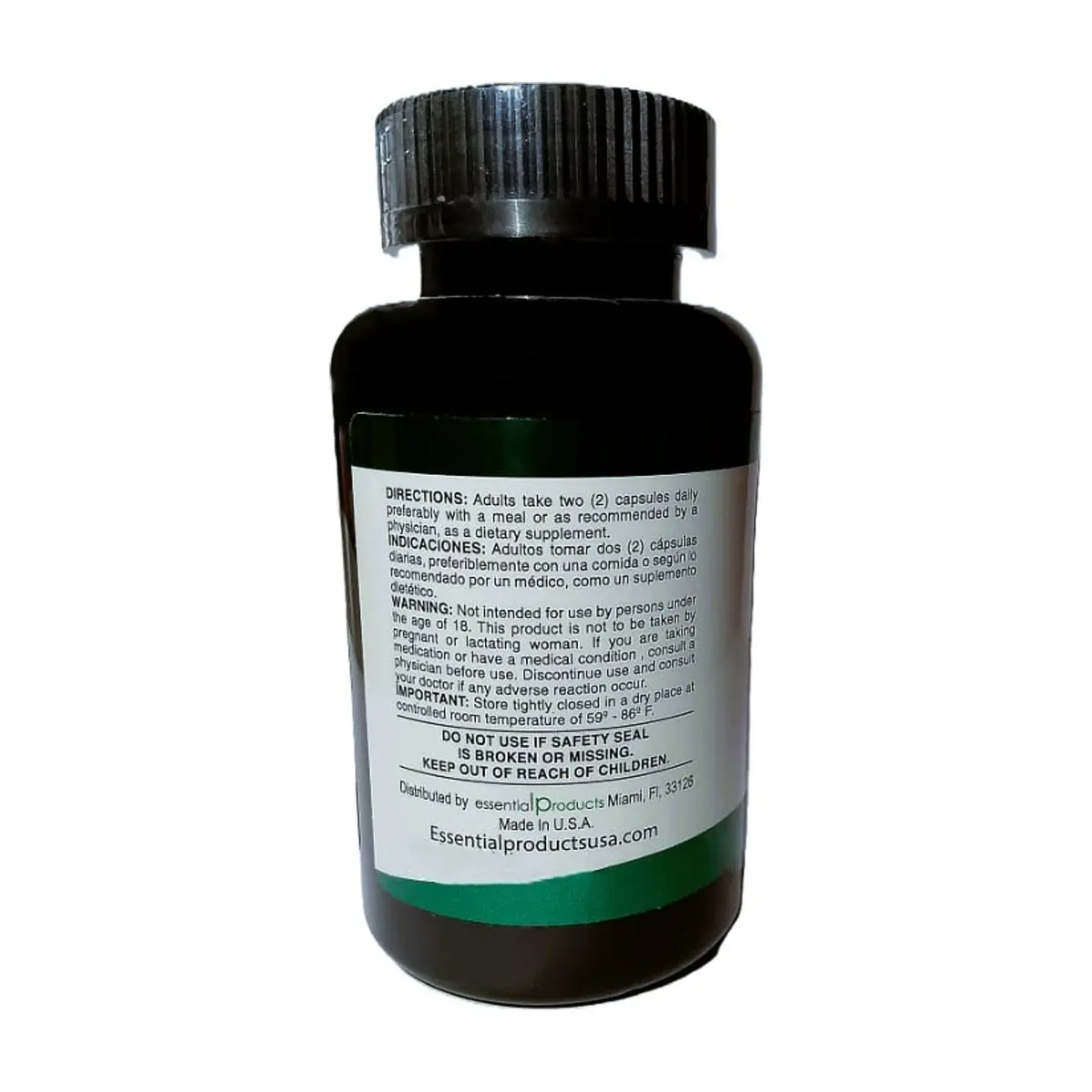 Suplemento dietético de Maca. 1000 mg ELP Essential (60 cápsulas) - Thumbnail 2