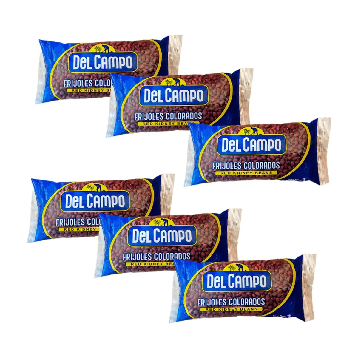 Frijoles colorados Del Campo (6 x 454 g / 1 lb)