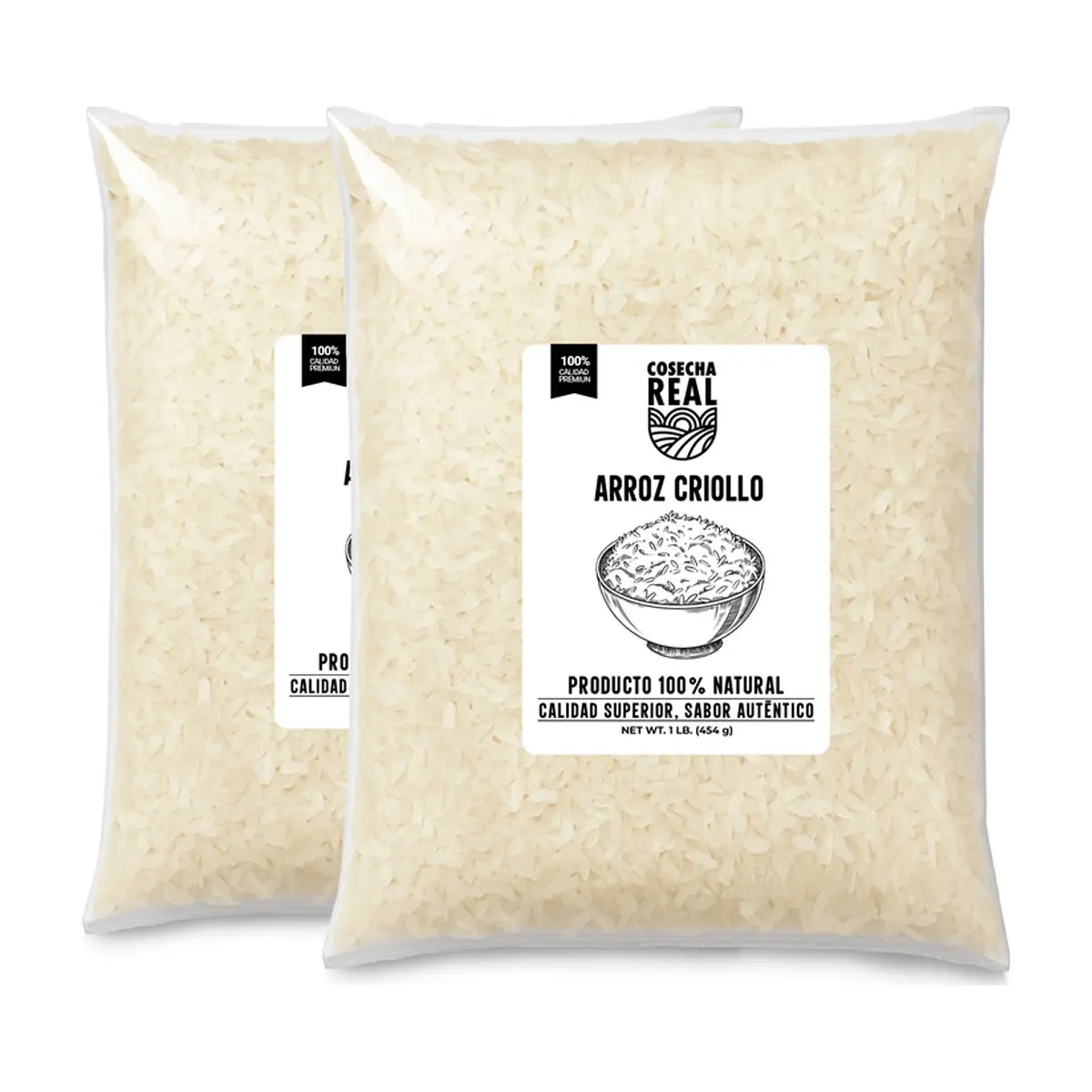 Arroz criollo Cosecha Real (2 x 454 g / 1 lb)