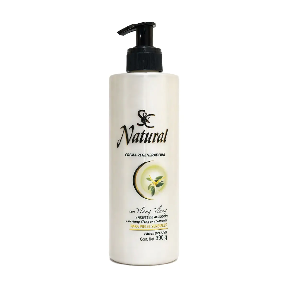 Crema regeneradora con ylang ylang y aceite de algodón Natural S&C (390 g / 13.8 oz)