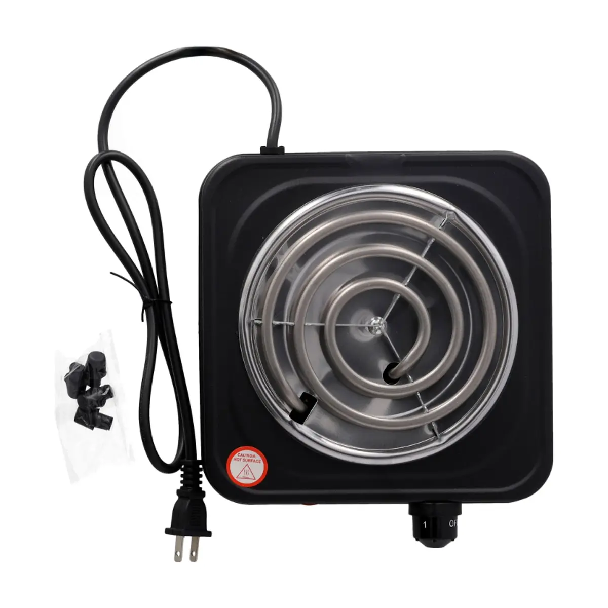 Cocina eléctrica 1 quemador en espiral Saco FR-34048 (1000 W) - Miniatura 3