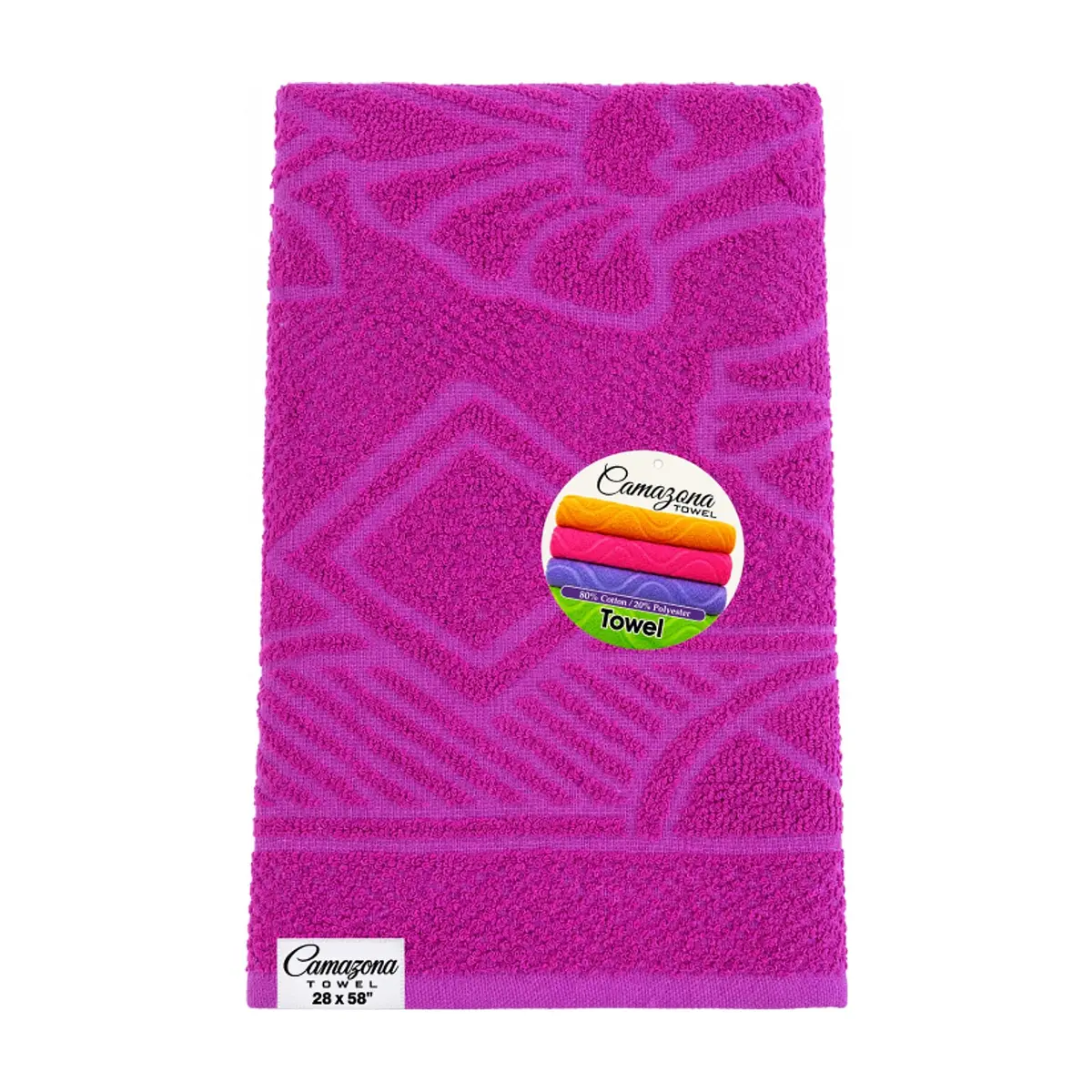 Toalla morada Camazona (71.12 cm × 147.32 cm) - Imagen 1