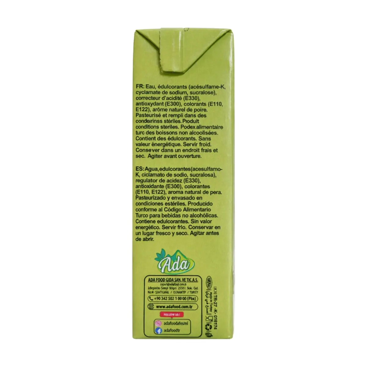 Bebida sabor a pera Frutigo (8 x 200 ml / 6.76 fl oz) - Thumbnail 3