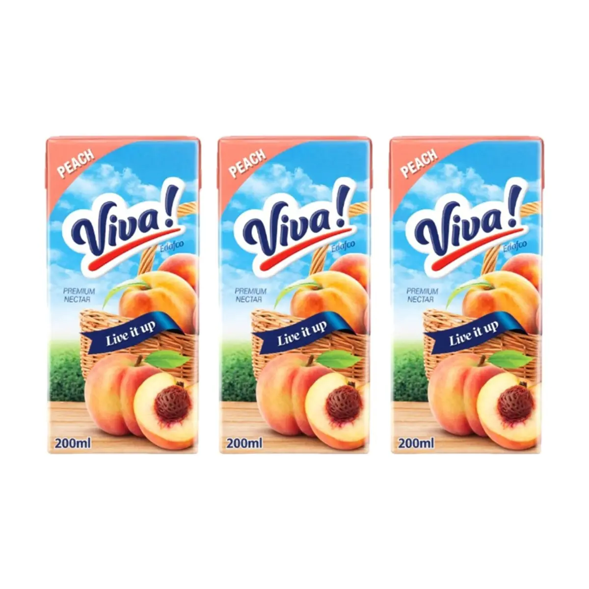 Néctar de Melocotón Viva! (3 x 200 ml)
