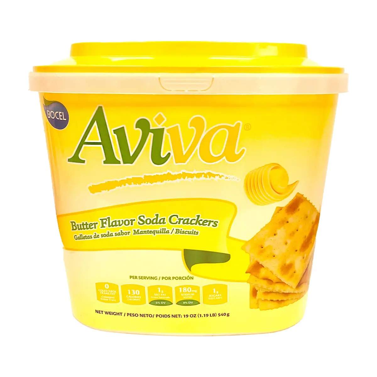 Galletas de soda sabor mantequilla Aviva (540 g / 1.19 lb)