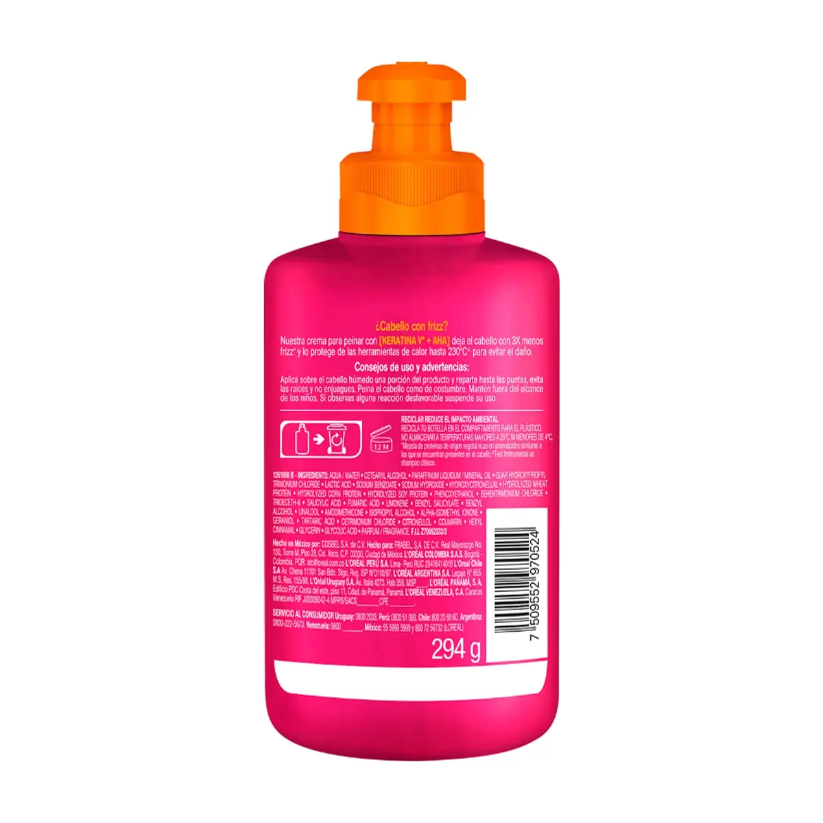 Crema para peinar Dream Liso L'Oréal Paris Elvive (300 ml) - Thumbnail 2