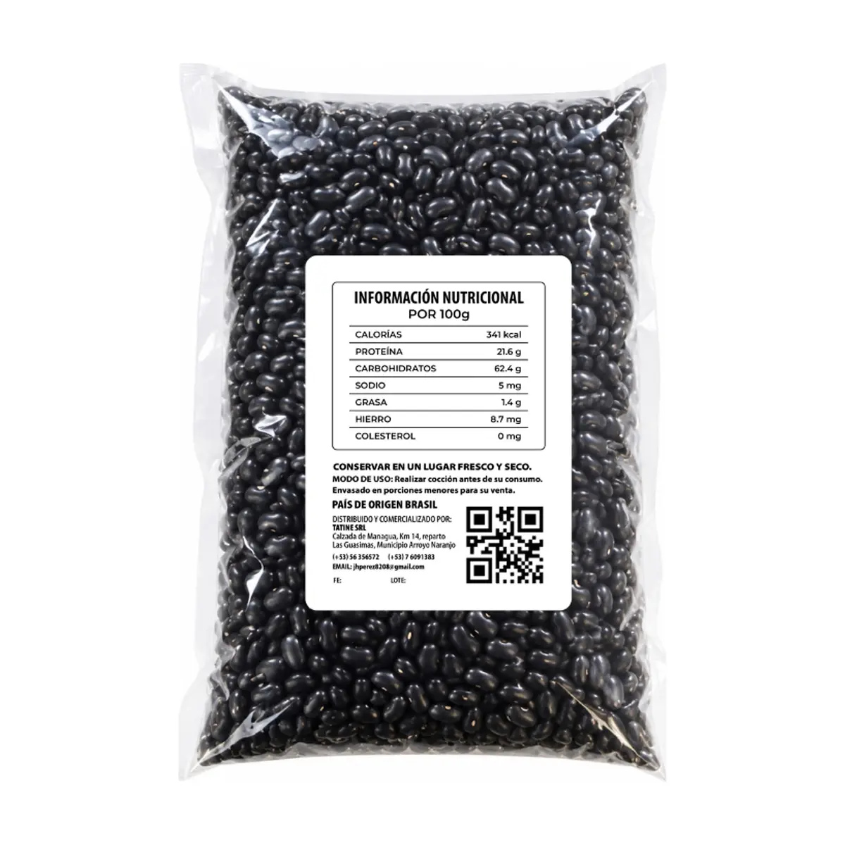 Frijoles negros Tatine (454 g / 1 lb) - Thumbnail 3