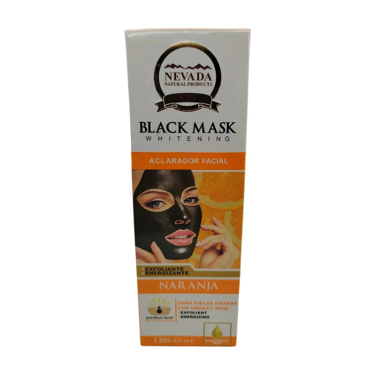 Aclarador facial -máscara- negra de naranja NNP (120 g / 4.23 oz)